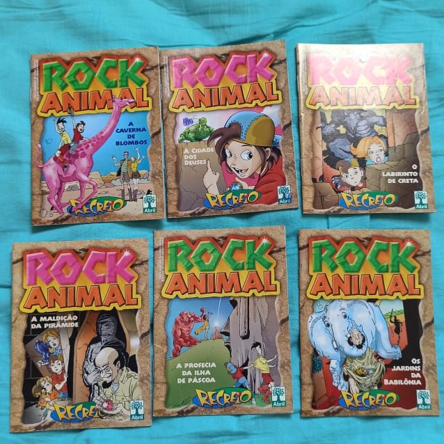 VENDA UNITÁRIA Mini Gibi Rock Animal Revista Recreio 2003 | Shopee Brasil