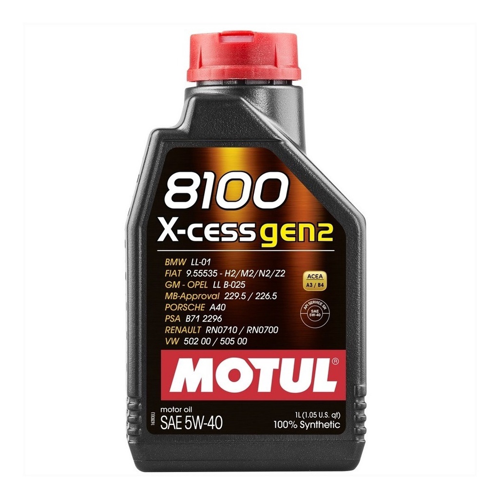 Oleo De Motor Motul 8100 X-cess Gen2 5w-40 1 Litro em Oferta na Shopee