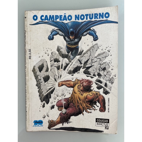 COLEÇÃO INVICTUS VOL. 29 - BATMAN: O CAMPEÃO NOTURNO gibi hq revista sampa