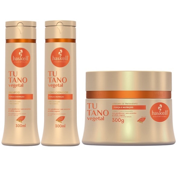 Haskell Tutano Shampoo Condicionador Máscara P