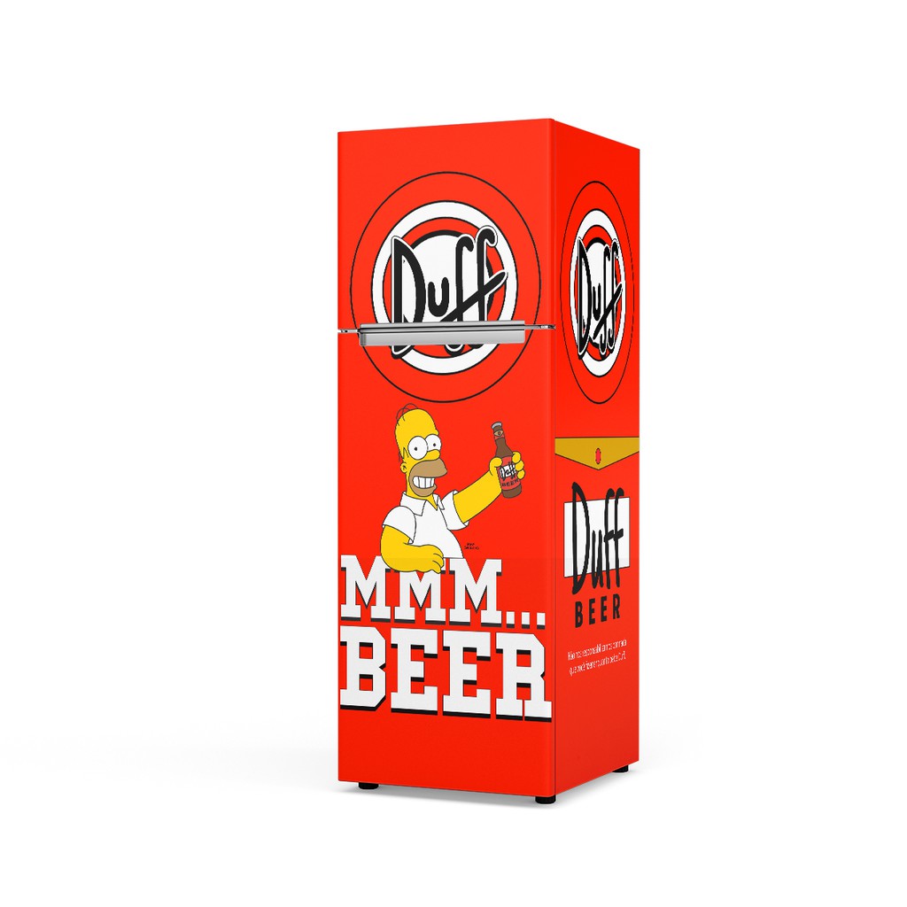 Adesivo Geladeira Envelopamento Simpson Duff em Oferta na Shopee