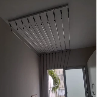 Varal com 12 varetas individuais de 90cm