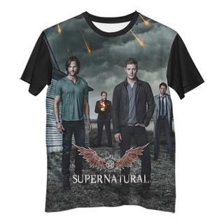 Br Camisa Camiseta Serie Supernatural Sam Dean Hunters G0920