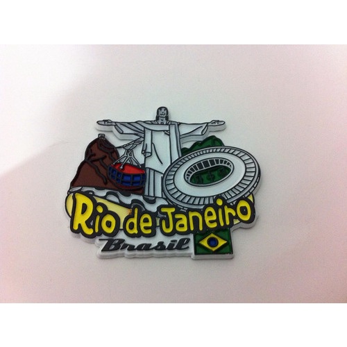 Ímã Da Cidade Do Rio De Janeiro (cristo Redentor, Maracanã)
