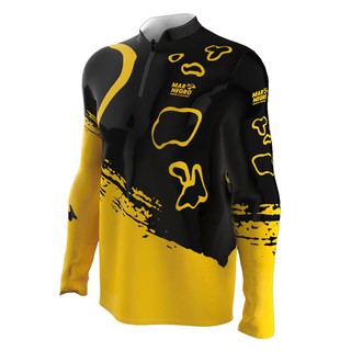 Camisa de Pesca Proteção Solar UV T20 2021 - Mar Negro