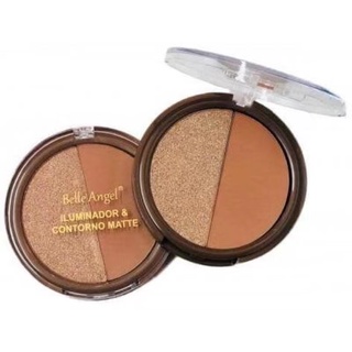 Iluminador & Contorno Matte Belle Angel B003-1 em Oferta na Shopee