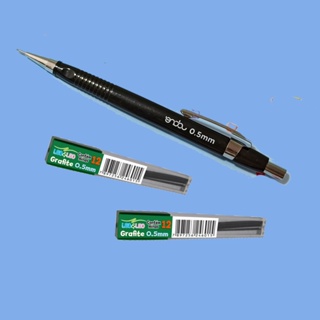 kit LAPISEIRA TÉCNICA 0.5 MM PRETA + 2 TUBOS DE GRAFITE ESCO em Oferta na Shopee