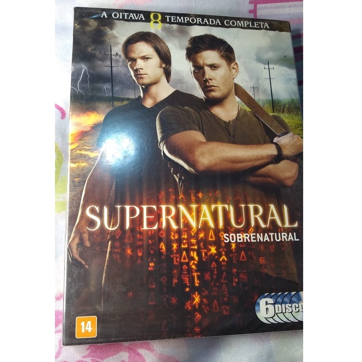 box dvd supernatural 8 temporada