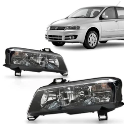 Par Farol Stilo 2008 2009 2010 2011 2012 Foco Duplo Máscara Negra