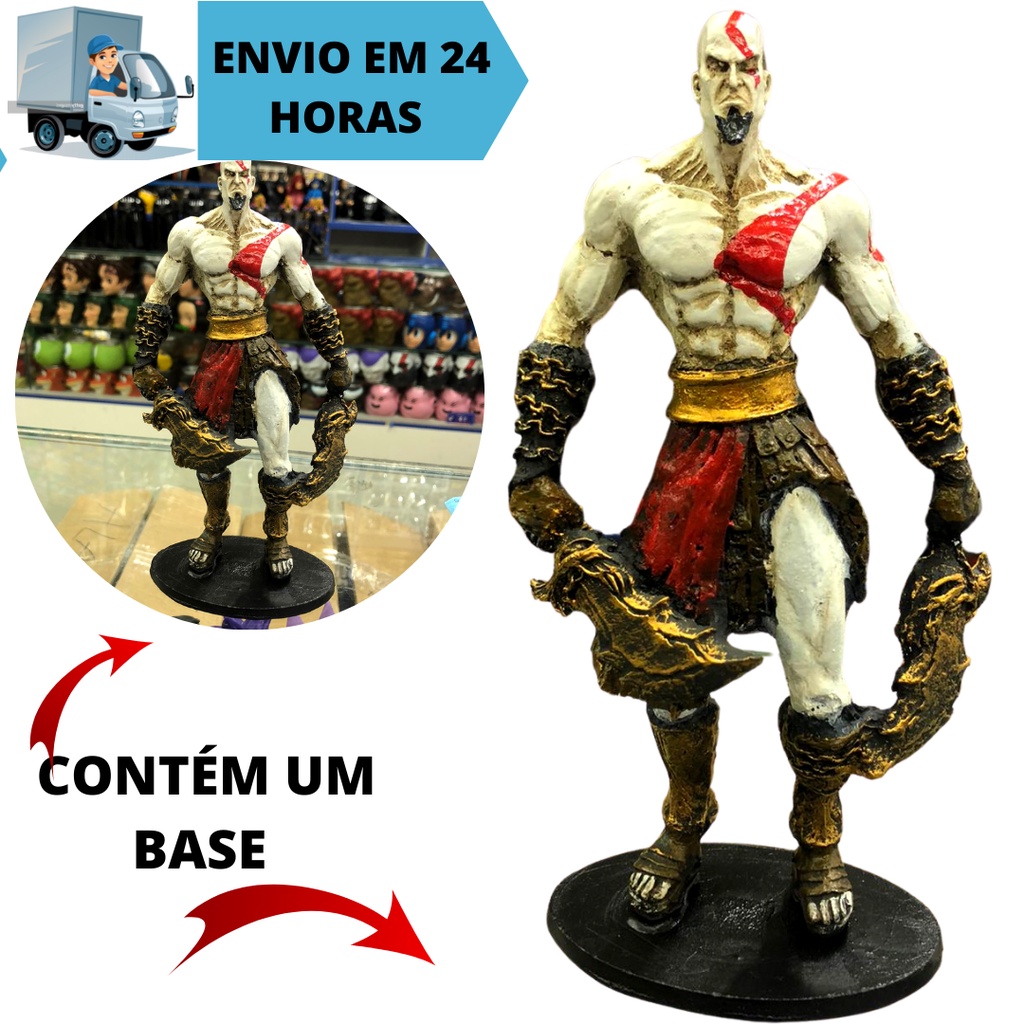 Boneco Estátua De Resina Kratos God Of War Original