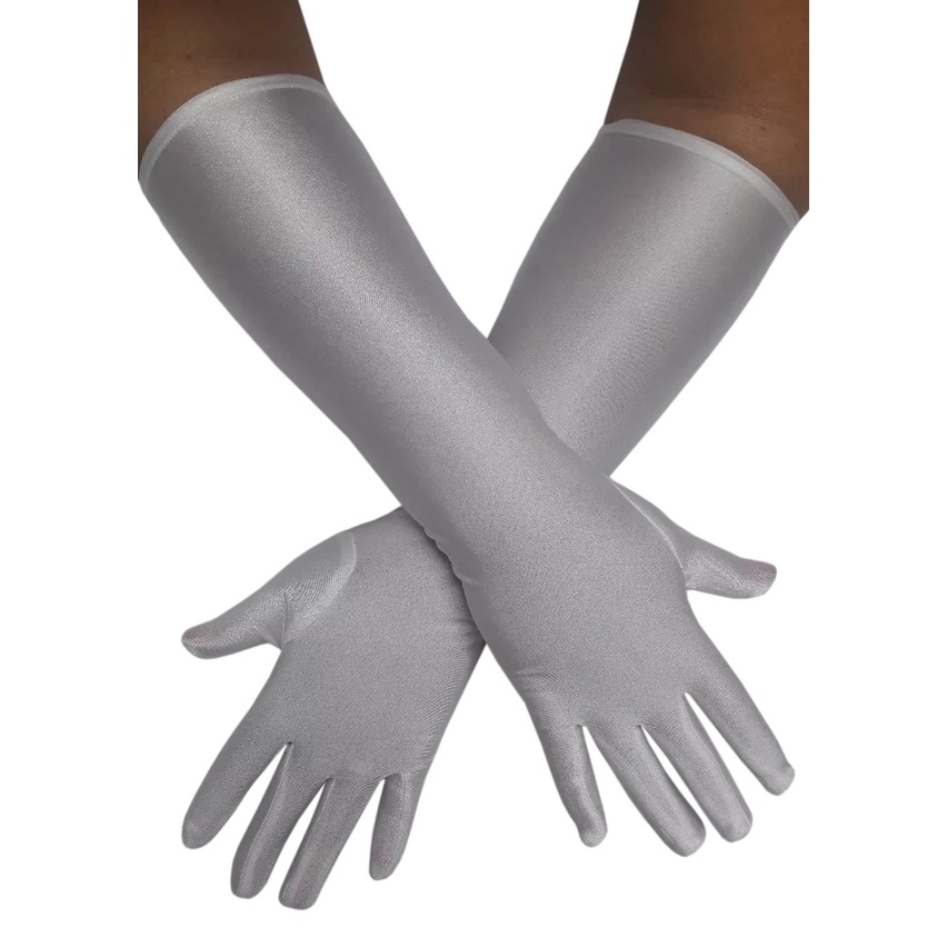LUVA LYCRA BRANCA LONGA