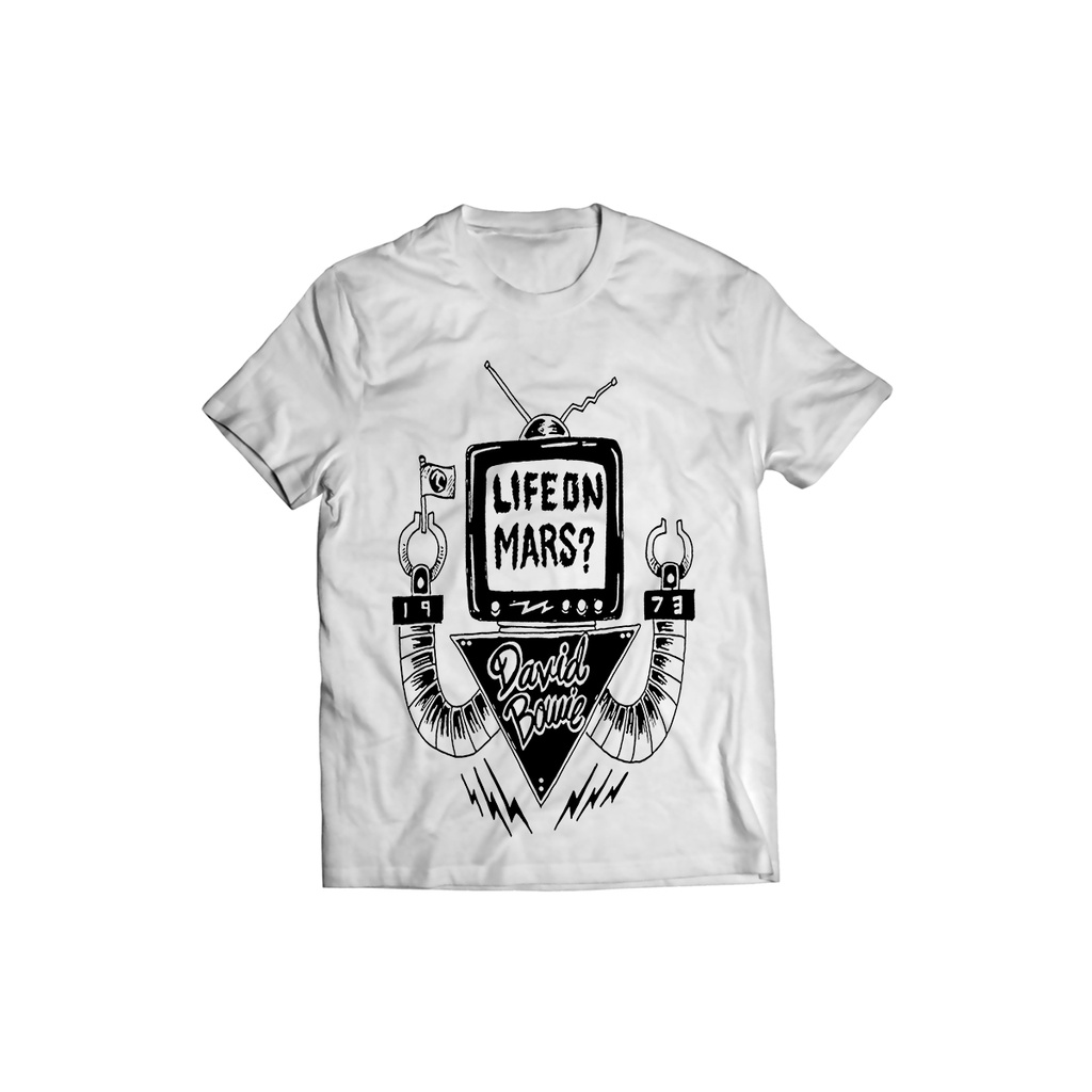 Camiseta Feminina David Bowie Life On Mars? Starman