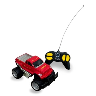 Carrinho de Controle Remoto Brinquedo Pick Up 4 Funções Vermelho