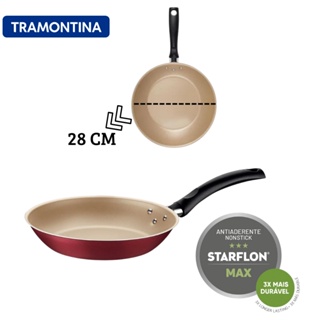 Frigideira Antiaderente Tramontina Grande 28 Cm em Oferta na Shopee