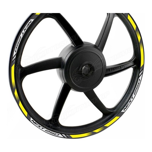 Friso Adesivo Refletivo D9 Roda Moto Dafra Next 250