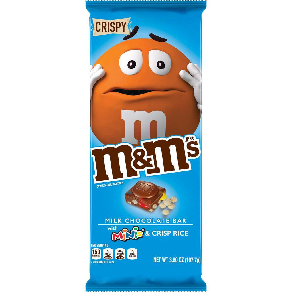BARRA CHOCOLATE M&M AO LEITE - SABOR CRISP RICE 107,7G | Shopee Brasil
