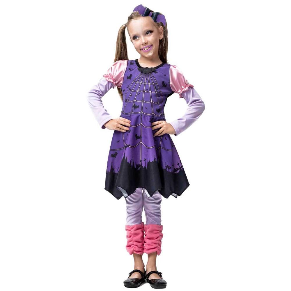 Fantasia De Vampira Infantil De Halloween | Shopee Brasil