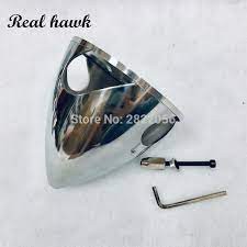 Spinner Aluminium Prop 76mm  3" Dle  20cc Cnc Alumínio/2 Laminas Real hawk Promoção  promocao