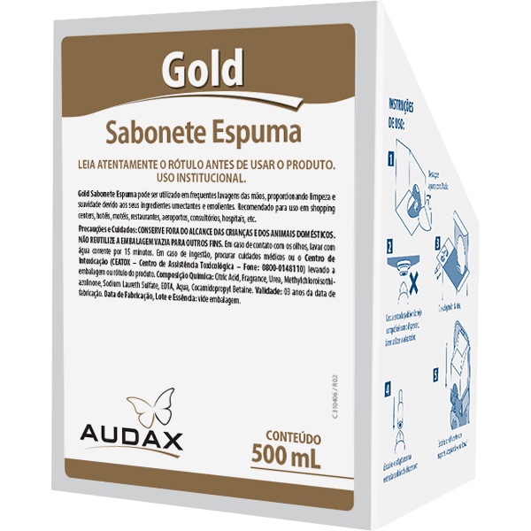 Gold Sabonete Espuma Floral 500 Ml -refil | Shopee Brasil