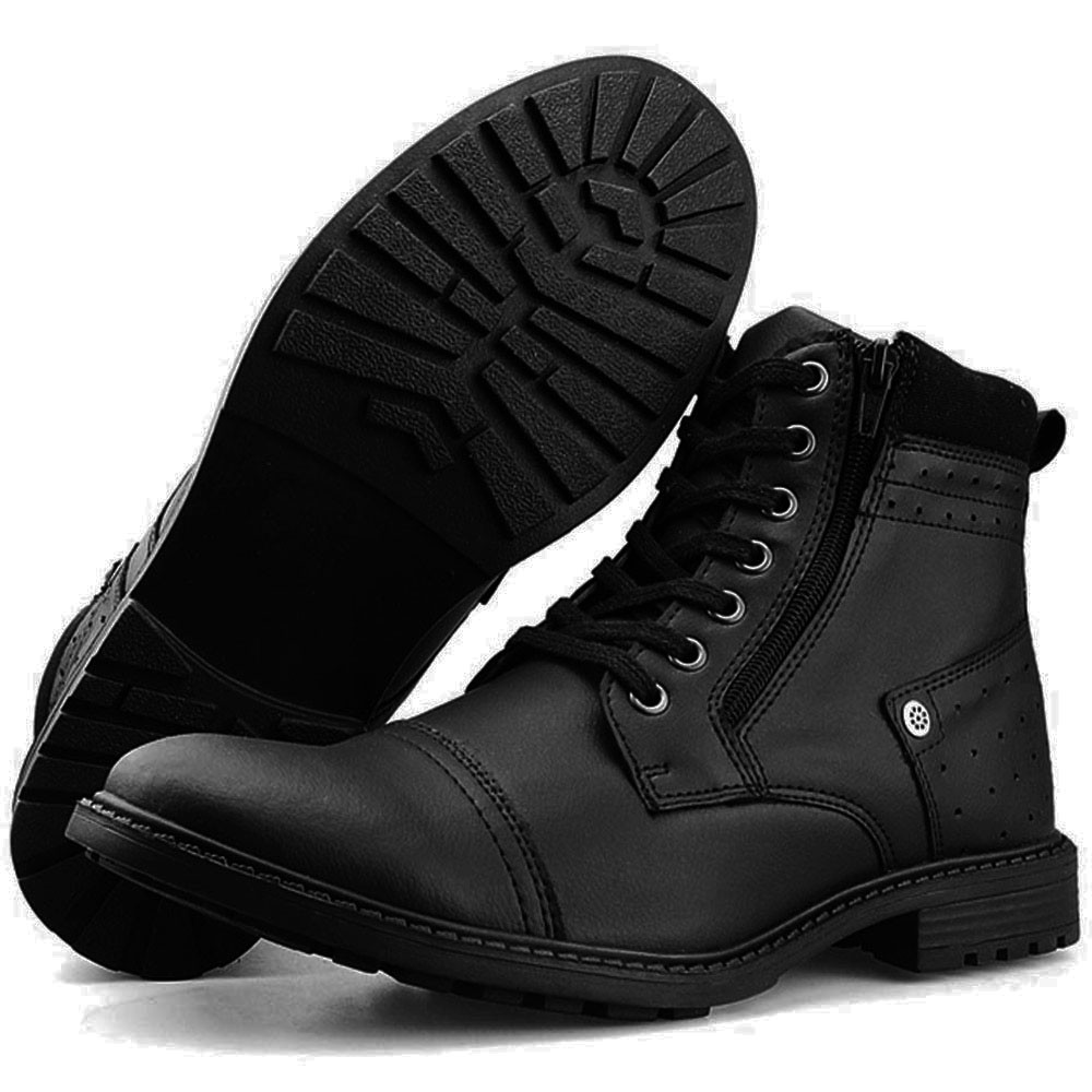 Coturno Bota Casual Adventure com Zíper Dhshoes Masculino