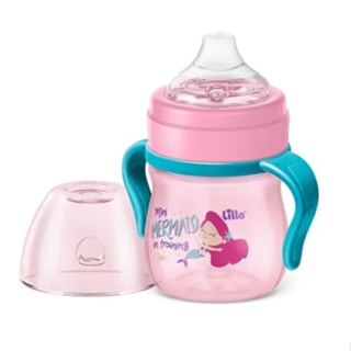 Copo de Aprendizado com Alça Evolution 150ml Rosa - Lillo em Oferta na Shopee