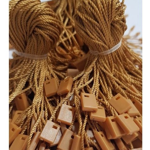 Lacre Cordinha Caramelo Para Tag Etiqueta 17 cm em Oferta na Shopee