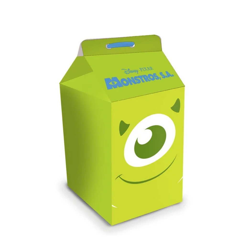 Caixa Milk Festa Monstros SA - 8 unidades - Festcolor - Rizzo em Oferta na Shopee