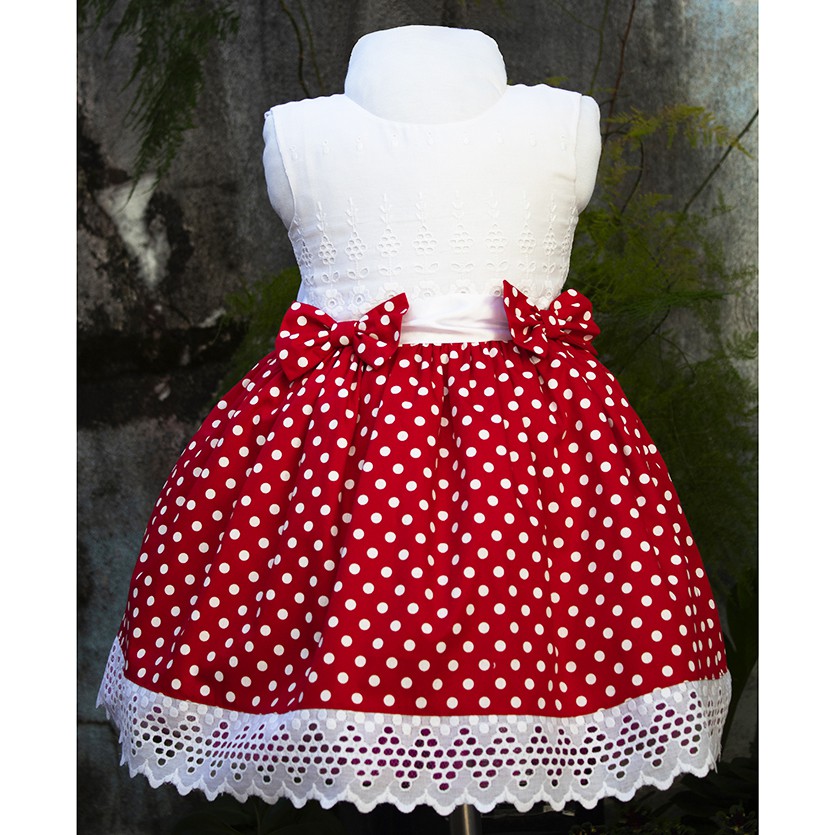 vestido de cambraia infantil