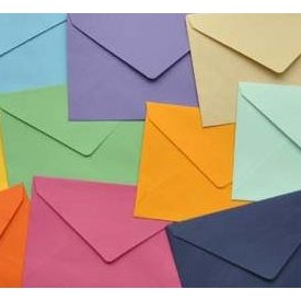 Envelope colorido tamanho CARTA 114X162MM com 10 unidades | Shopee Brasil