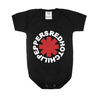 Body bebe infantil Preto da banda Red Hot Chili Peppers vários tamanhos do P ao GG 0 a 12 meses body para bebê body rock em Oferta na Shopee