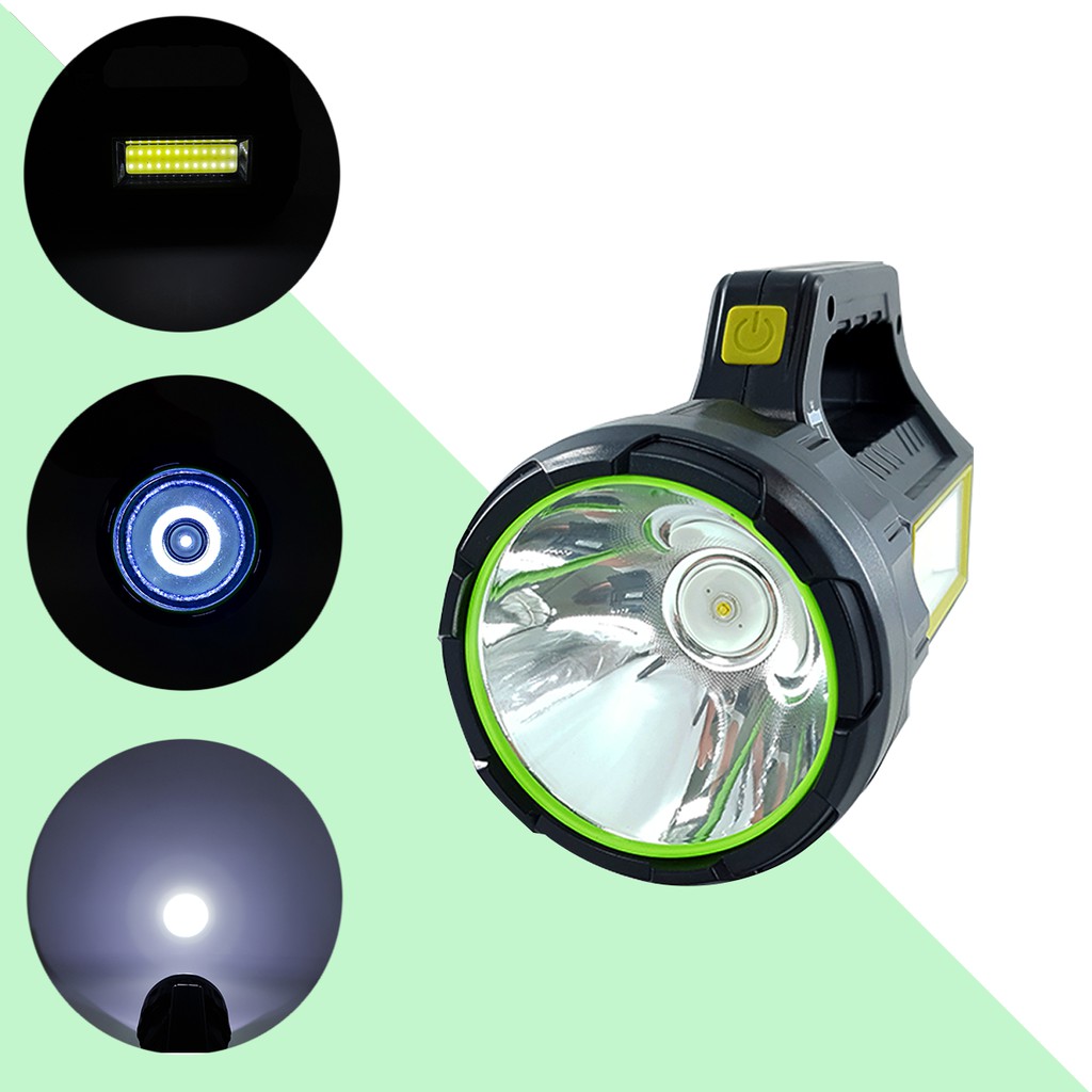 Lanterna Holofote De M O Led Luminaria Energia Solar Camping Beecost