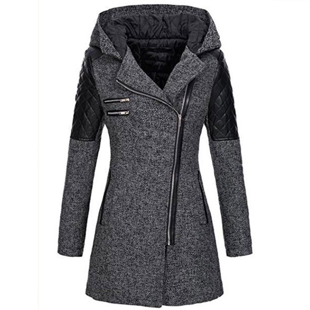 casaco com capuz feminino inverno