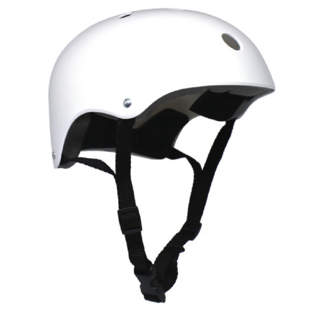 Capacete Proteção Esportivo Adulto Bike Skate Patins Patinete Bicicleta Branco Tamanho M