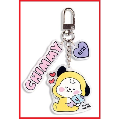 KPOP BTS BT21 Cartoon Keychain Cosplay Figure Acrylic Accessories for Girls  Cute Bag Pendant Key Ring Jewelry kids gift CHIMMY COOKY KOYA MANG RJ  SHOOKY TATA | Shopee Brasil