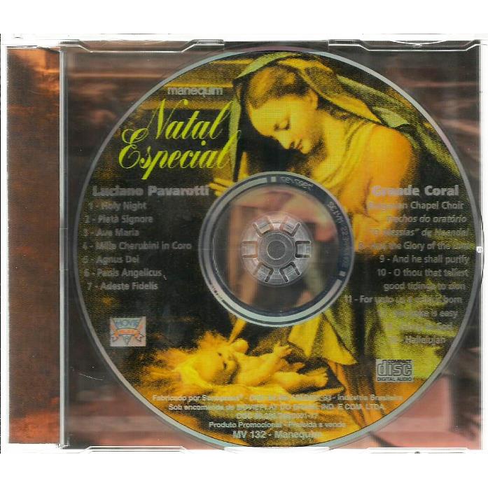 1490 Mcd- Cd Original 1997- Luciano Pavarotti- Grande Coral- Natal Especial- Ópera