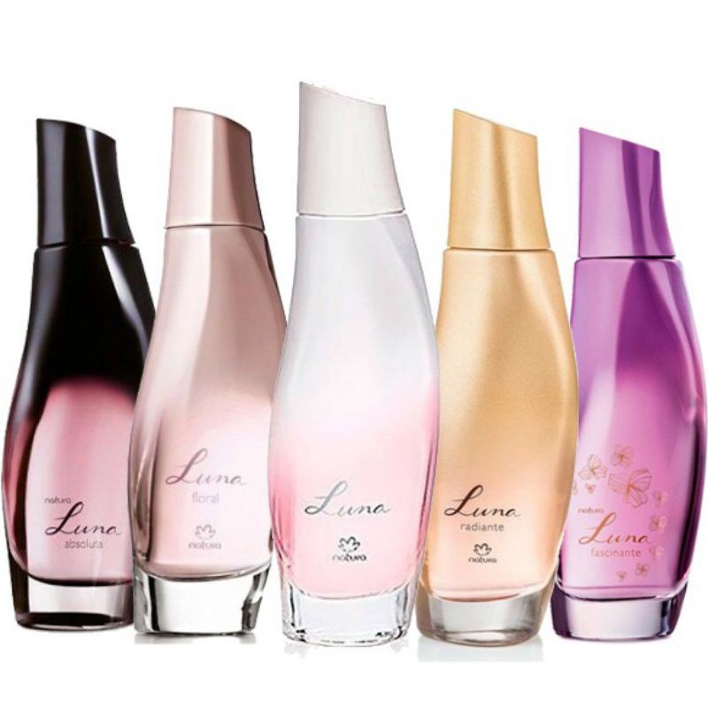 Perfume Feminino Luna Natura Deo Colônia 75 ml ( Clássico, Floral,  Radiante, Fascinante, Absoluta) | Shopee Brasil