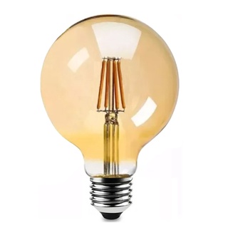 Lâmpada Filamento de LED Globo G125 4W Âmbar Bivolt Galaxy