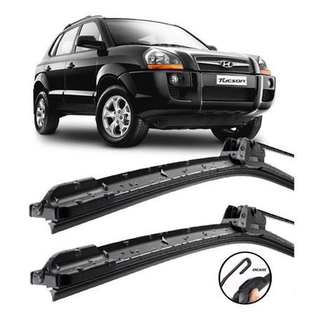Kit Palhetas Limpador Parabrisa Silicone Tucson 2004 A 2017 em Oferta na Shopee