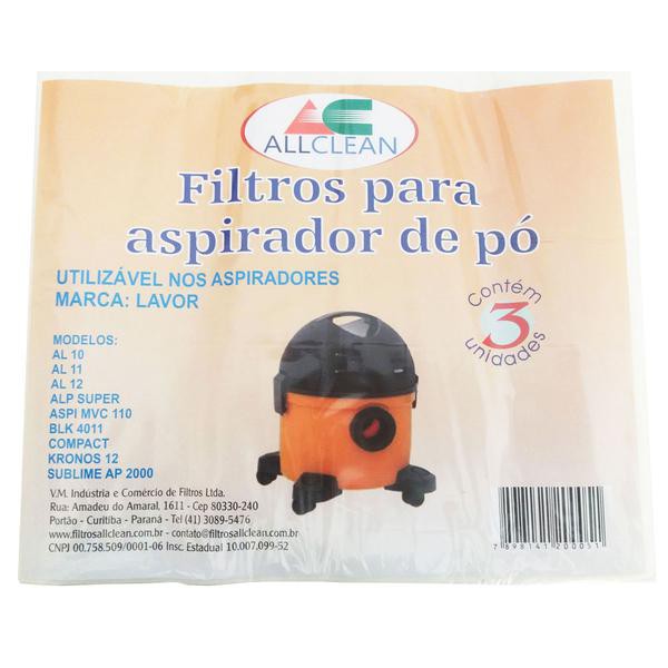 Filtro para aspirador de pó, marca-LAVOR (modelos na descrição)