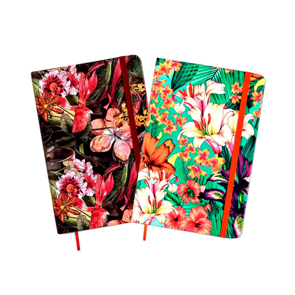 Caderno Floral Hype Sem Pauta Cicero Caderno Folha Lisa Caderno Brochura Caderno Papel 3516