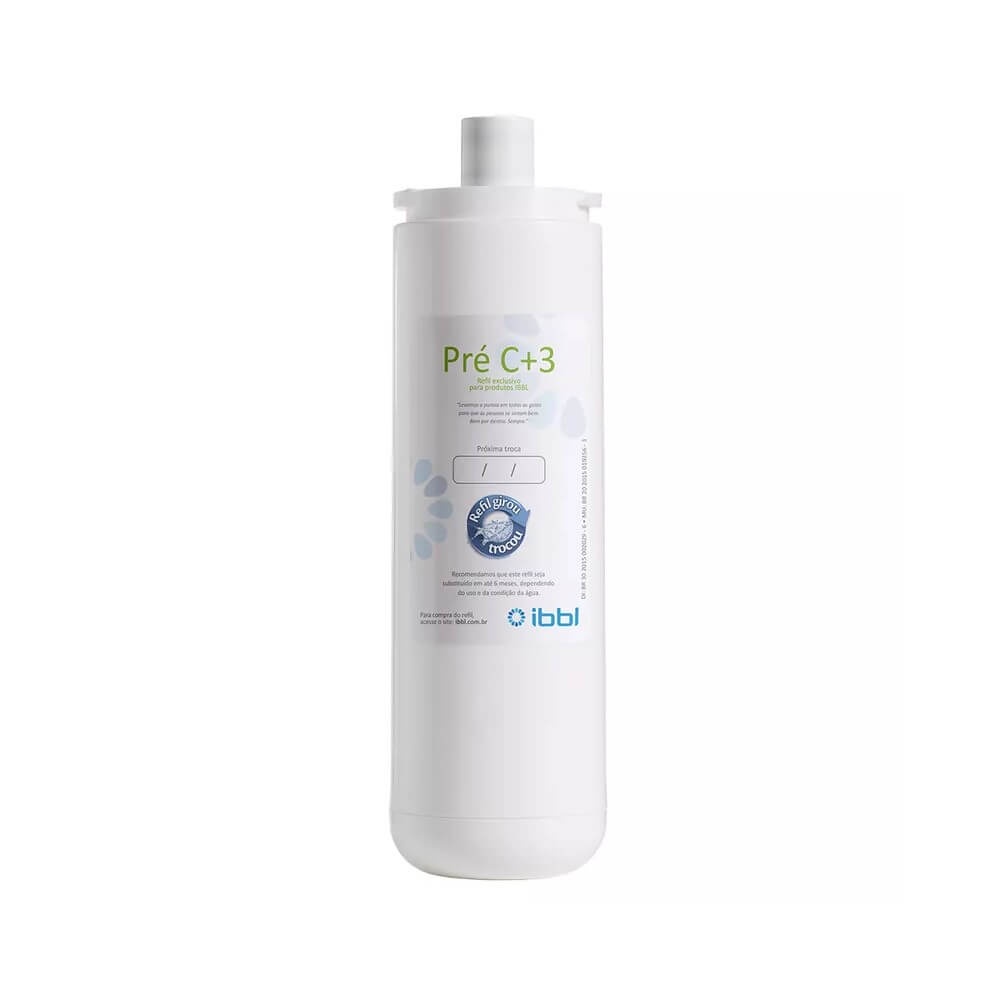 Refil Filtro IBBL Pré C+3 Original para Modelos PFN 2000, PDF e Smart H2O
