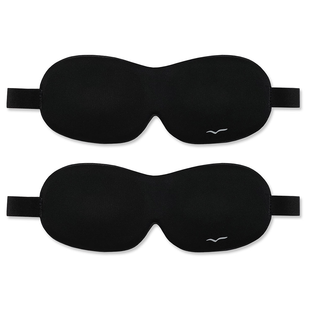 Kit 2 Máscaras de Dormir 3D tapa olhos de descanso ajustável confortável Anatômica Viva Conforto