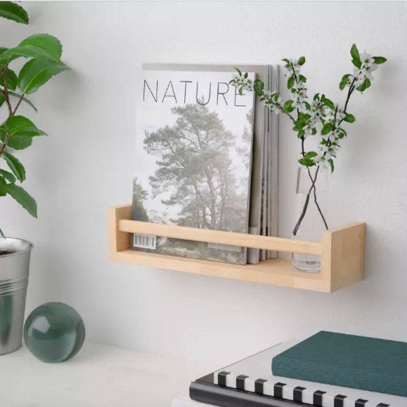 Prateleira nicho livros infantil Madeira pinus suporte para livros