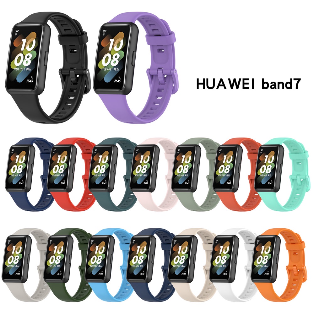 Pulseira De Substituição De Silicone Para Huawei Band 6 7 8 9 10 11 Pro / Honor Band 7 6