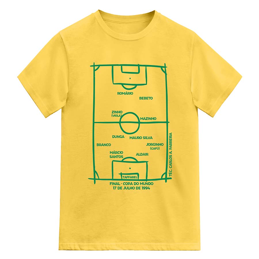Camiseta NovoManto Brasil Tetra Copa do Mundo 1994 Masculina em Oferta na Shopee