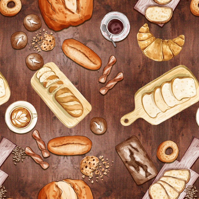 Tricoline Digital Mesa de Pães, 100% Algodão, 50cm x 1,50mt em Oferta na Shopee