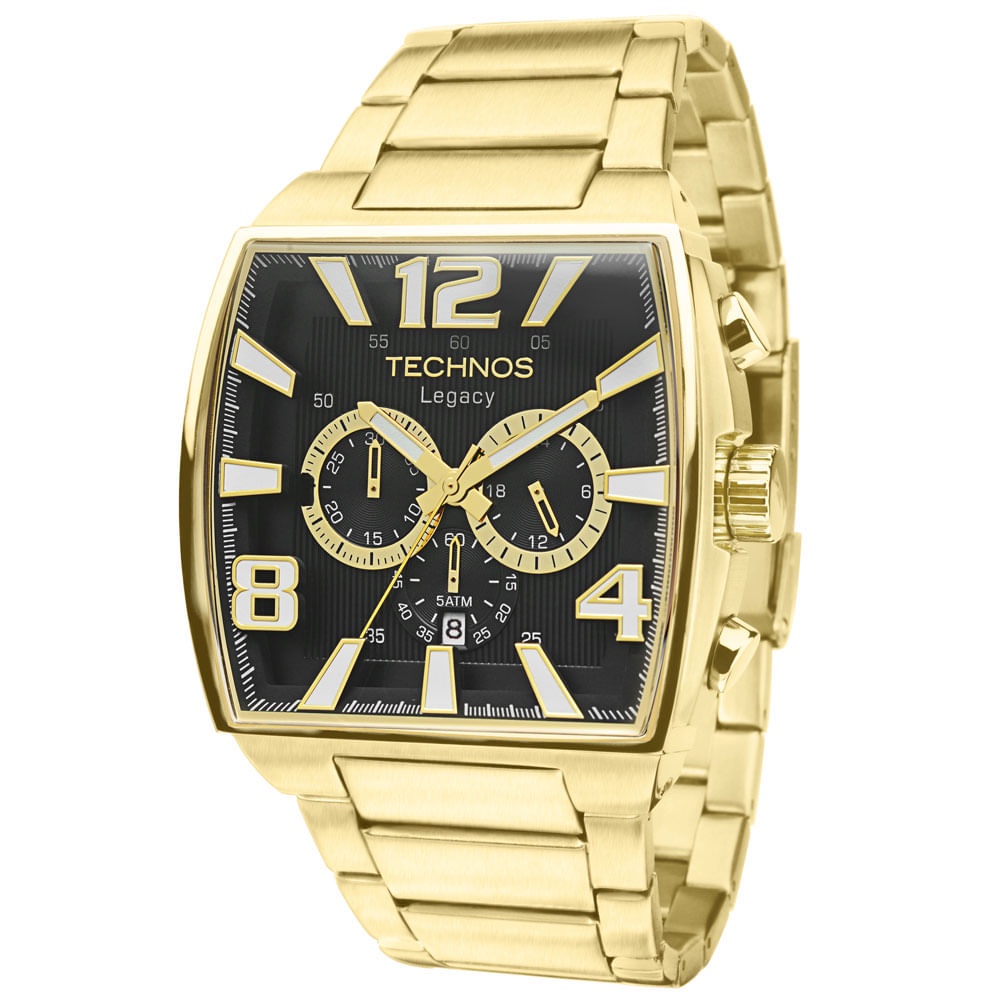 Relogio Technos Masculino Classic Legacy Js25ar/1d Nf
