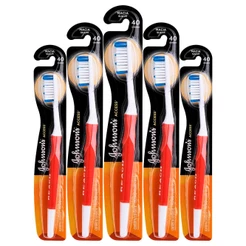 Kit 5 Escovas Dental J&j Reach Access Macia Grande 40