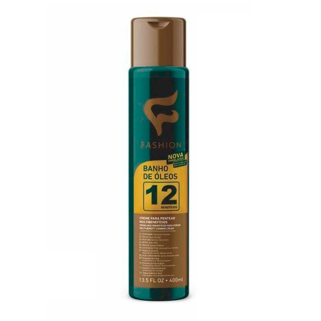 Creme De Pentear Banho De Óleos Fashion 12 Beneficios