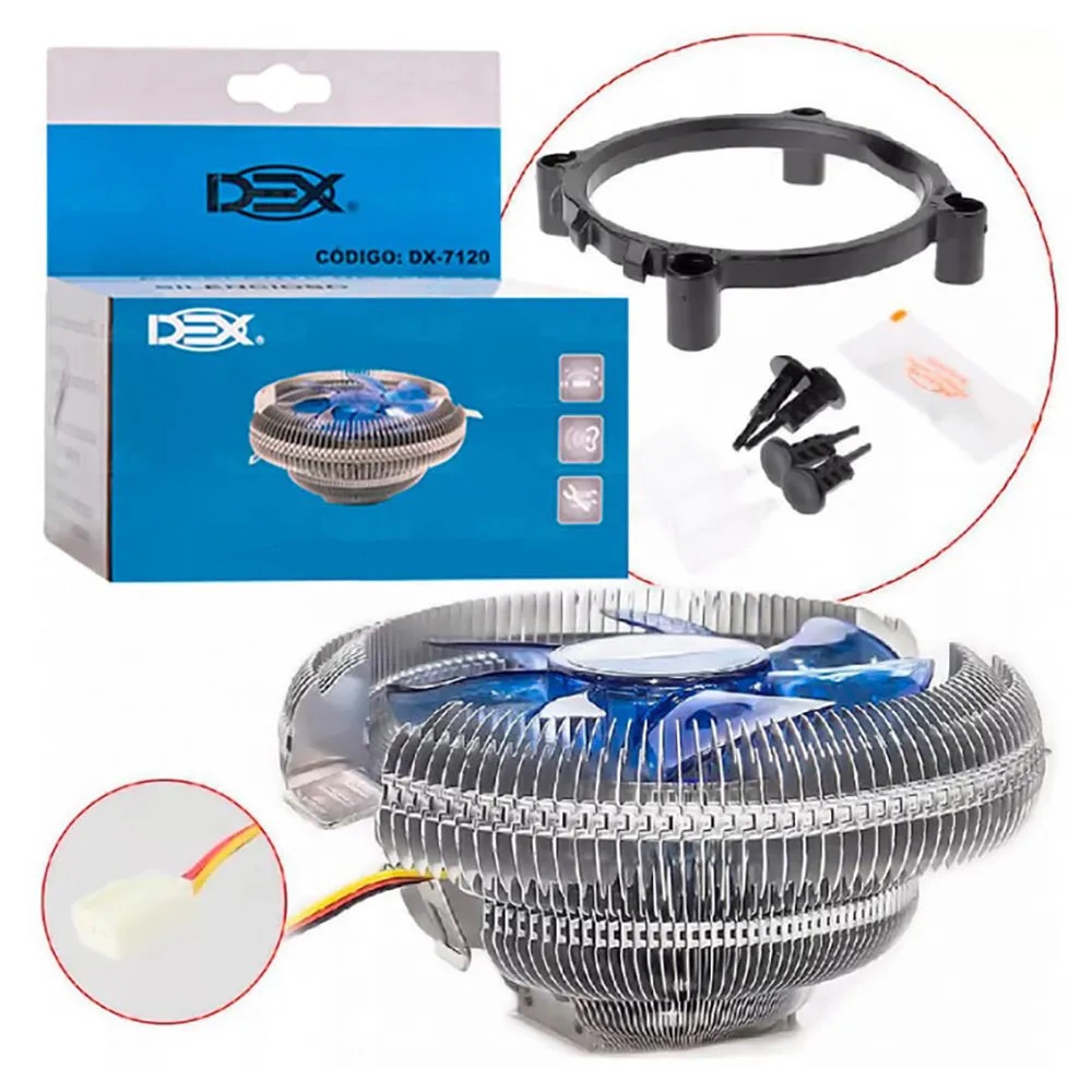 Gros Ventilateur Ventirad Cr-201 Pour Intel 775/1151/am4 Neuf